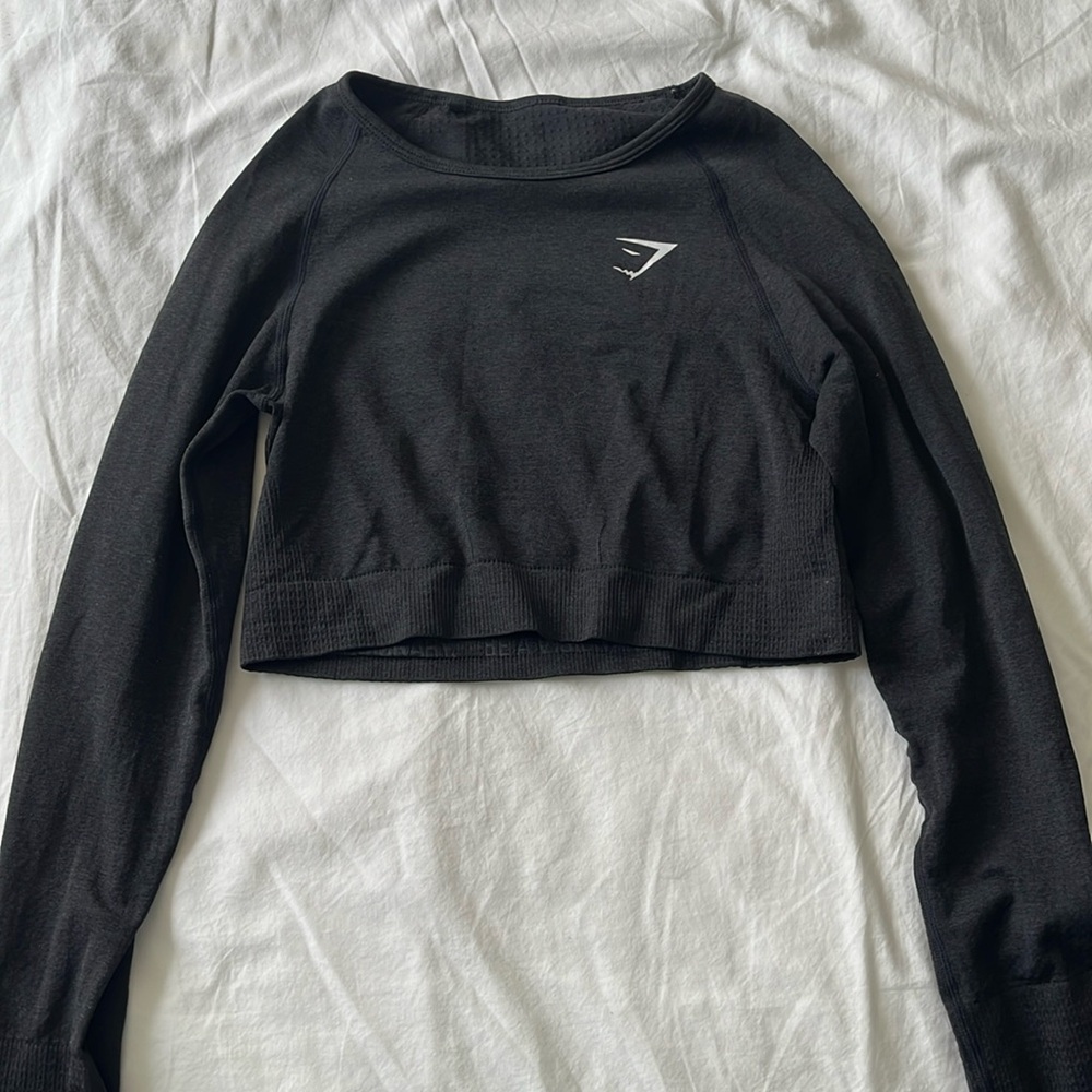 Gymshark Vital Seamless Black Long Sleeve